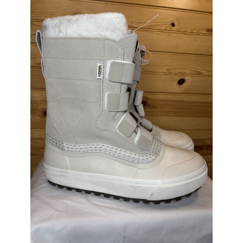 Vans Standard V Snow MTE Bone Beige Waterproof Winter Boots Women's 10.5 Men's 9